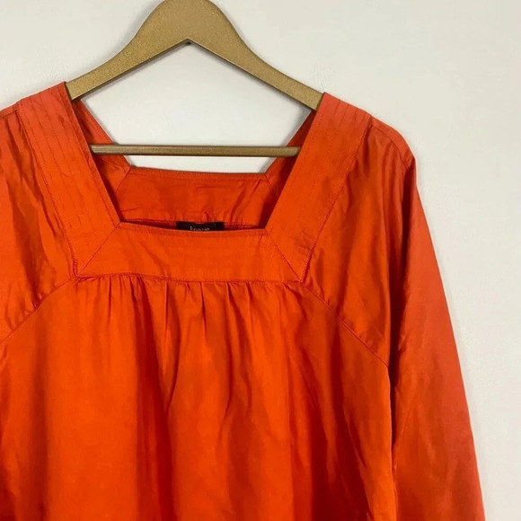 NWT Kensie Tencel Orange Top - Picture 4 of 12